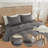 French Linen Duvet Cover Set 3Pcs With Hidden Zipper Closure Natural Flax Cotton Blend-109727230-109727234