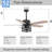 Antre 52'' Ceiling Fan with Light Kit