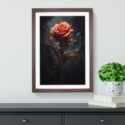 Rose Conceptual Art - Framed Print