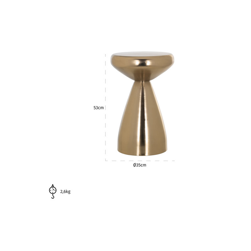 Arlo Iron Top End Table