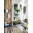 Laundry Rack with Accordion Design - 20" x 14" x 20" - Brown and Black