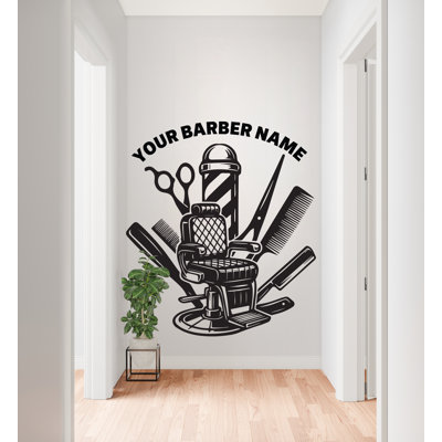 Décalcomanie murale Barber