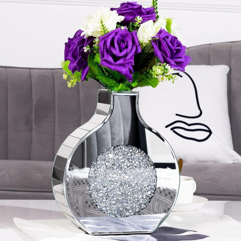 Donut Diamond Decorated Vase