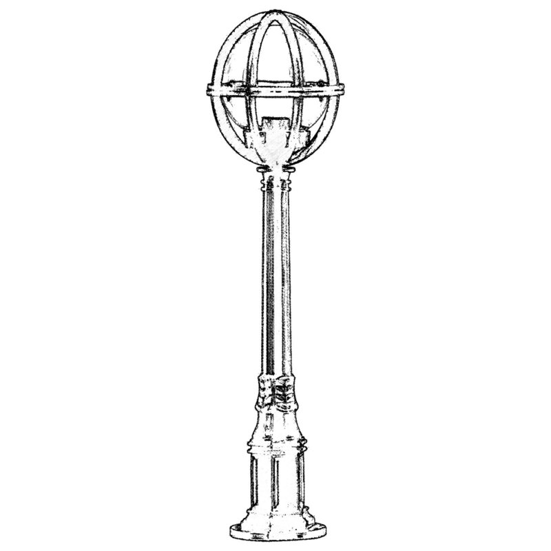 Aarjan Transparent Lamp Post (Full)