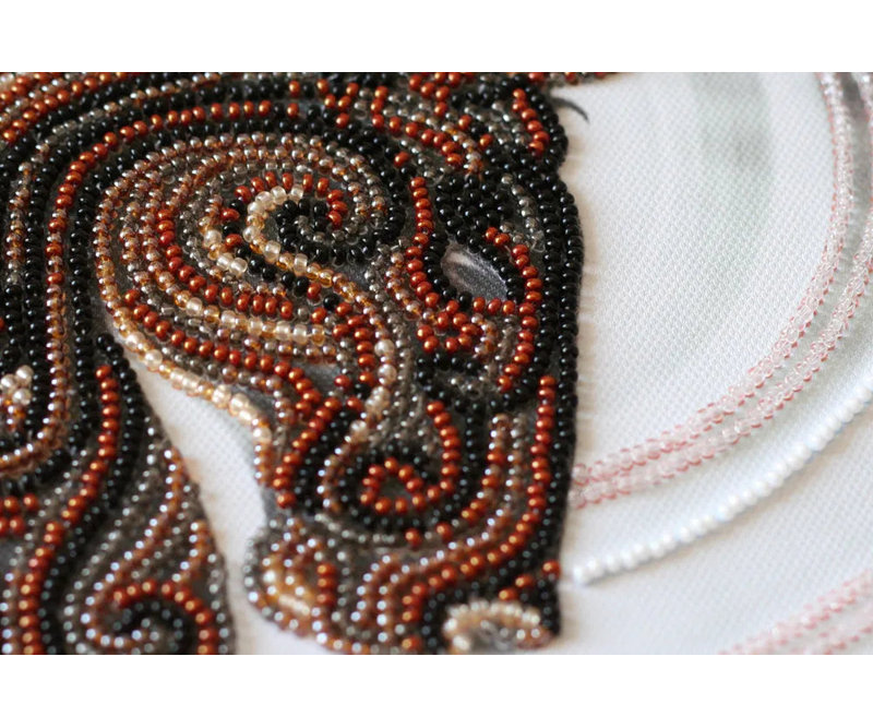  Ensemble de broderie de perles - Pégase noir