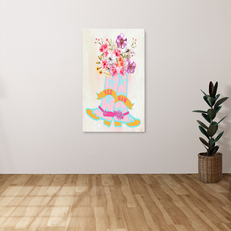"Giddyup Cowgirl II" par Stella Chang, reproduction sur toile