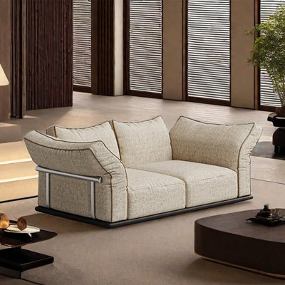 Antique fabric floating petal sofa