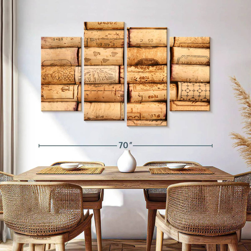 Yarlin Wine Bottle Corks, 42'' H x 68'' W