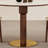 White&Walnut Round Sintered Stone Dining table