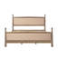 King Size Upholstered Platform Bed Frame With Wooden Slat Support, Pine Wood Frame & Fabric Headboard-1111778704-1111778707