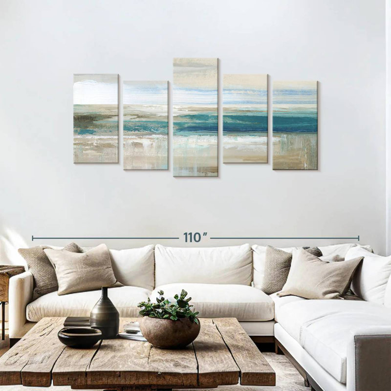 Avery Abstract Sea, 40" H x 80" W