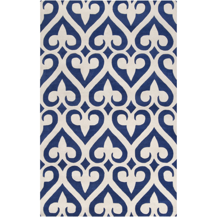 Cavett Wool Geometric Indoor Rug