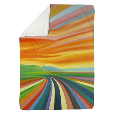 Road Fleece Blanket