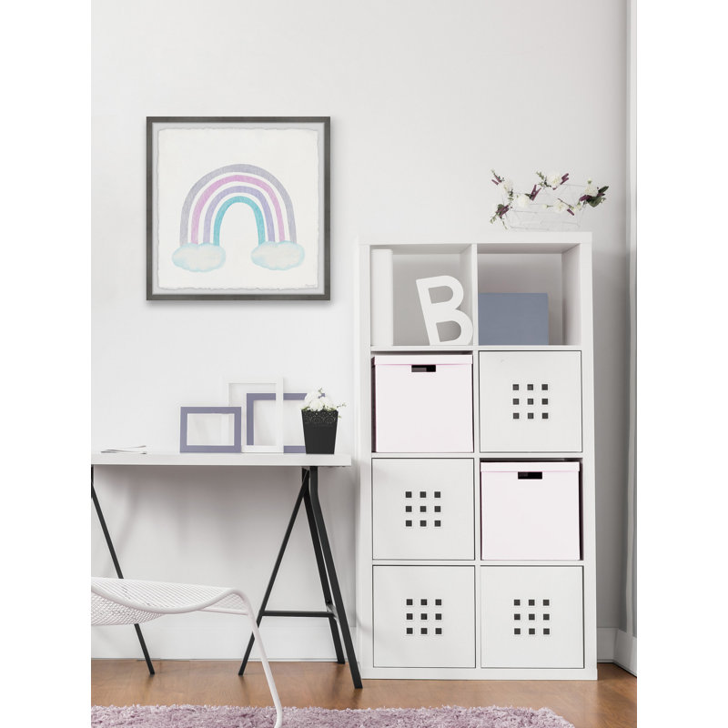 'Try To Be A Rainbow' Framed Print, 32" H x 32" W x 1.5" D