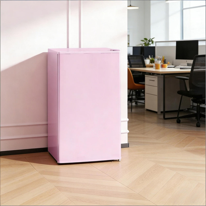 Réfrigérateur compact, mini réfrigérateur, Rose
