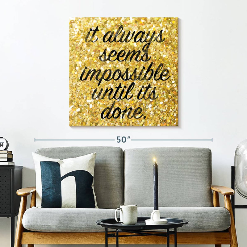 Tergel Just Do It, 30" H x 30" W