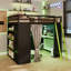 Lit mezzanine en bois avec-2108095618
