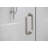 Stellar 95 in. W x 78 in. H Fully Frameless 3 Panel Inline Glass Hinged Shower Enclosure-90628268