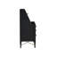 Verona - Three-Drawer Secretary Desk - Black, Natural, Champagne, Silver