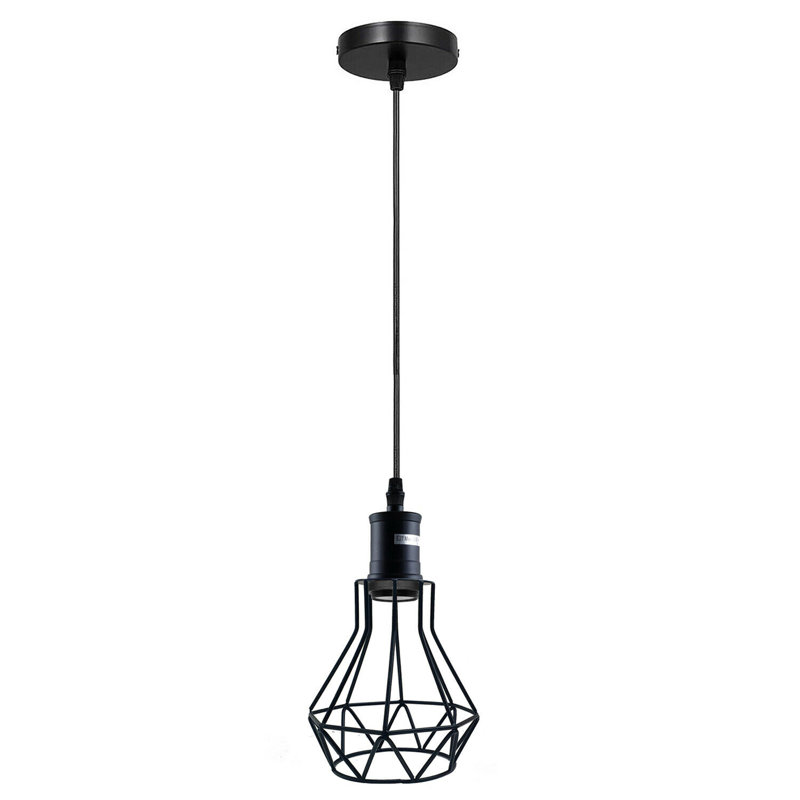 Hosston 1 - Light Black Single Pendant