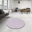Tapis rose pâle tissé à la machine-1543041572