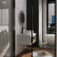 Meuble-lavabo mural 30 po avec lavabo rond et rangement ouvert-129386710