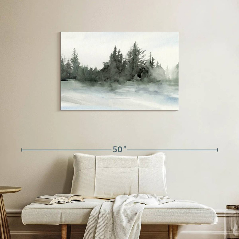 Alvord Evergreen au loin II, H 24 po x l 36 po