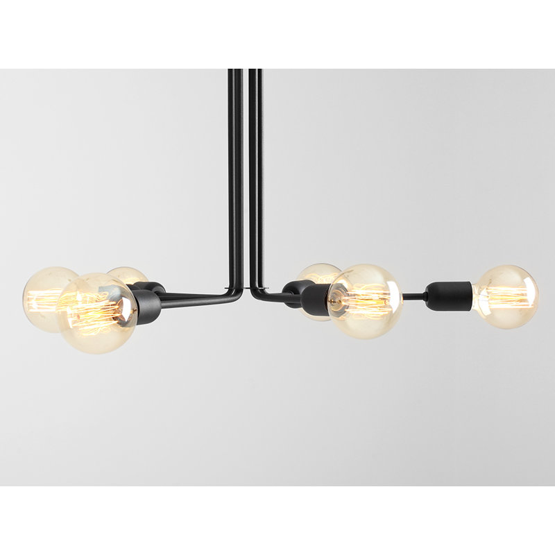Ballywillin Semi Flush Mount, Black