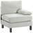 Modular Sectional Sofa With Cream Fabric