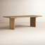 96'' Solid Oak Dining Table