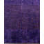Tapis unique noué à la main mauve Rachal - 4 pi 6 po x 7 pi 0 po