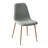 Upholstered Fabric Full Back Side Chair (Set of 8)-1856411956
