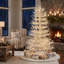 6FT Pre-lit Aspen Fir Artificial Christmas Tree,