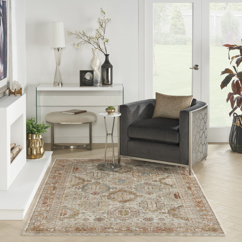 Isenbert Traditional Area Rug, Rectangle 119 x 180cm