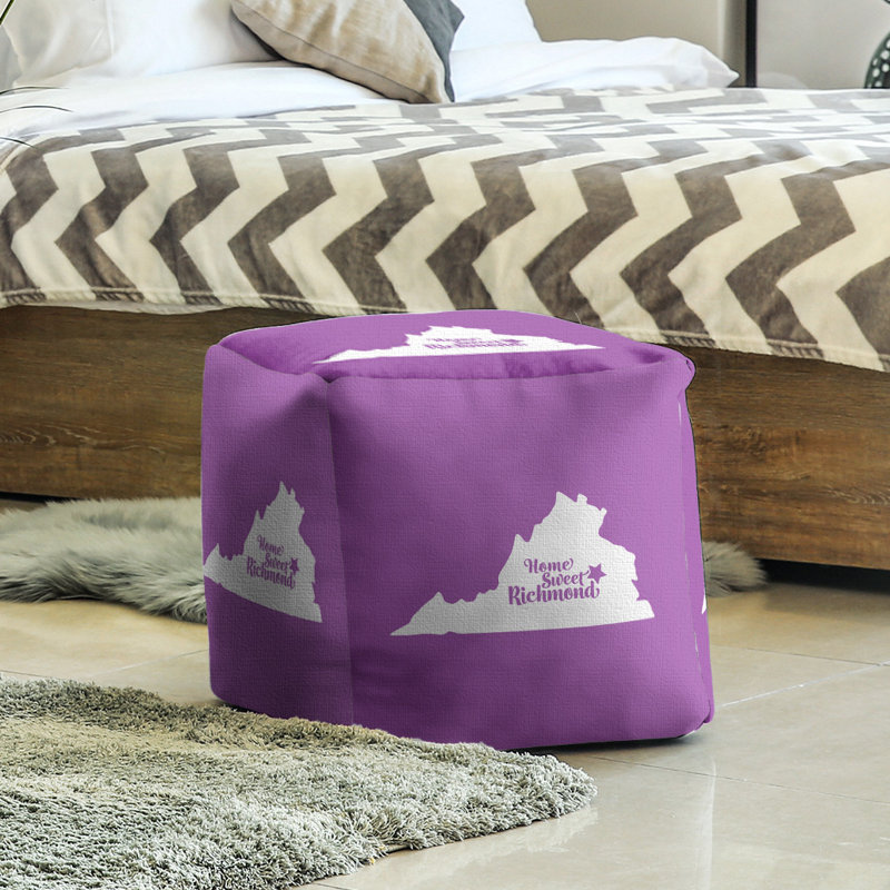 Repose-pieds cubique richmond virginie, Violet