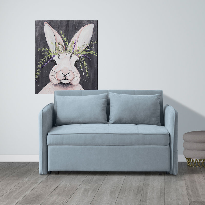 Goeselt Upholstered 53.5'' Loveseat, Gray Chenille