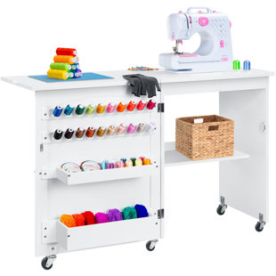 Table de couture pliante multifonctionnelle et table d'appoint