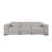 Luxurious Genuine Leather Power Reclining Sofa With Three Recliners And Power Headrests-1056095830