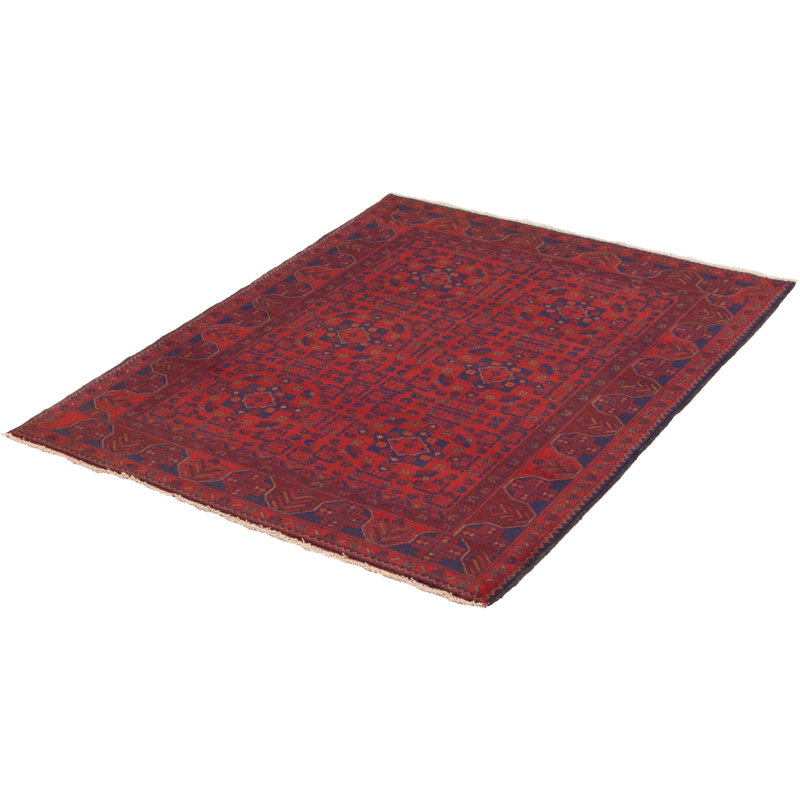 Tapis unique en laine noué à la main 4 pi 11 po x 6 pi 4 po nouvel âge Morelus