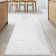 Washable Indoor Modern Abstract Area Rug Soft Low Pile Contemporary Throw Carpet Mat for Home Decor_White Black