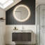 Meuble-lavabo flottant avec espace de rangement multifonctionnel et trou de robinet simple-493843971-493843970