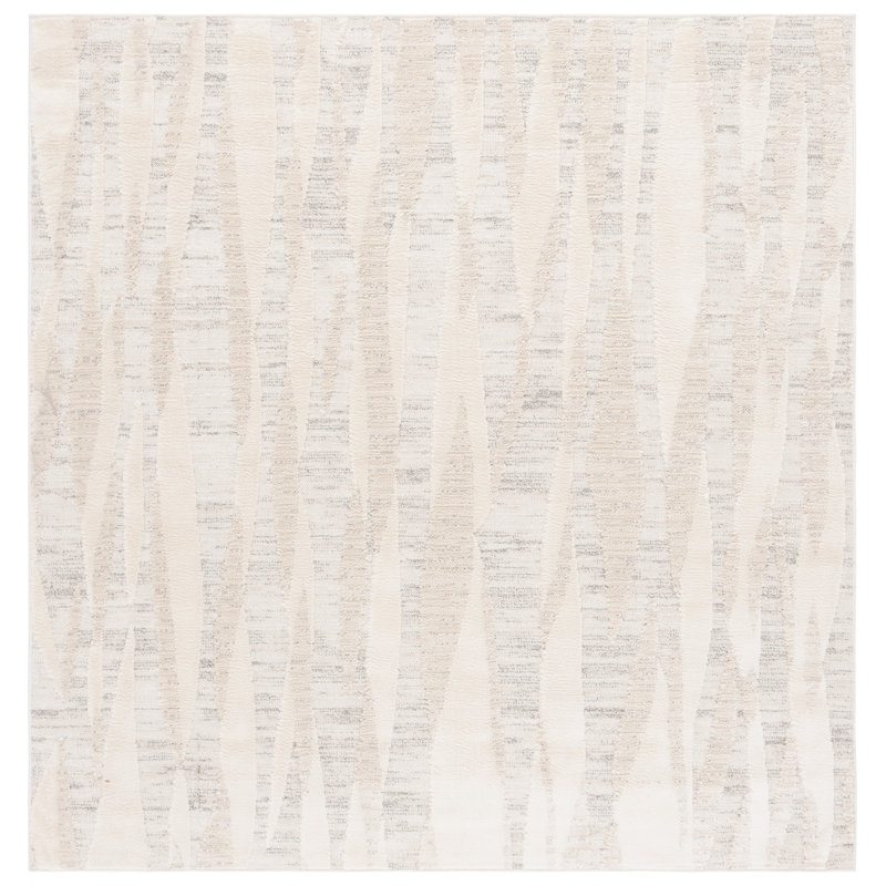 Elmhurst Performance Abstract Rug, Square 6'7"