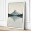 Mountain Reflection Scandinavian - Wrapped Canvas-1945319377-1945319370