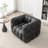 Avdul 38" Wide Tufted Swivel Chair with Square Arm-94286649