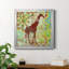 Bali girafe - peinture sur toile encadrée-295302120-295302121