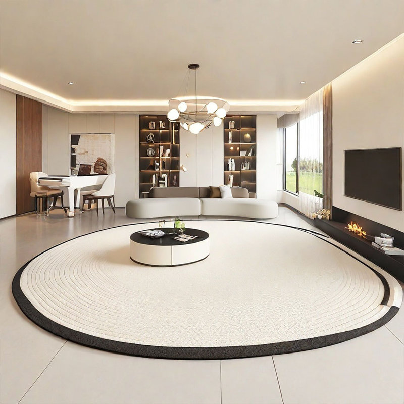 Semi-circular curved light luxury sofa, 27.56" H x 94.49" W x 37.4" D