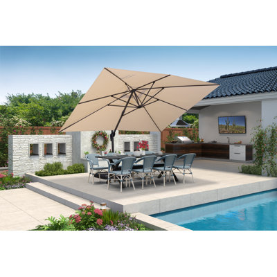 304cm X 396cm Rectangular Cantilever Parasol