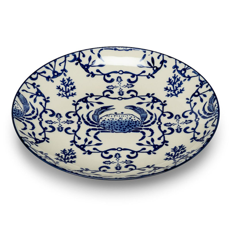 Assiette à dessert 8 "Barbury Crab Stamp