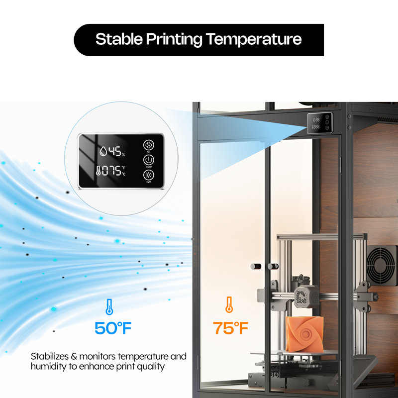 3D Printer Cabinet With Filament Storage