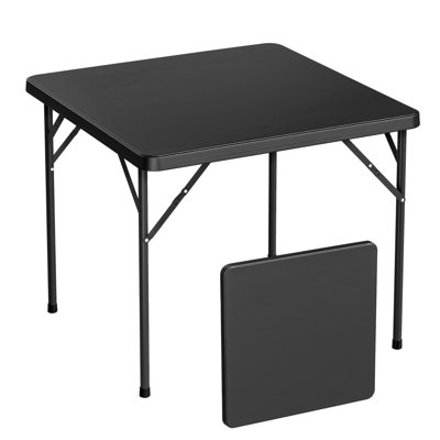 34 po Table carrée en plastique L